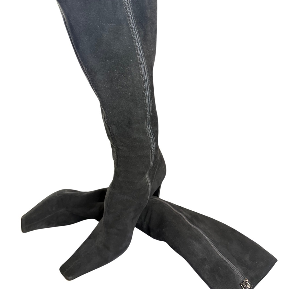 Prada Black Heeled Boots